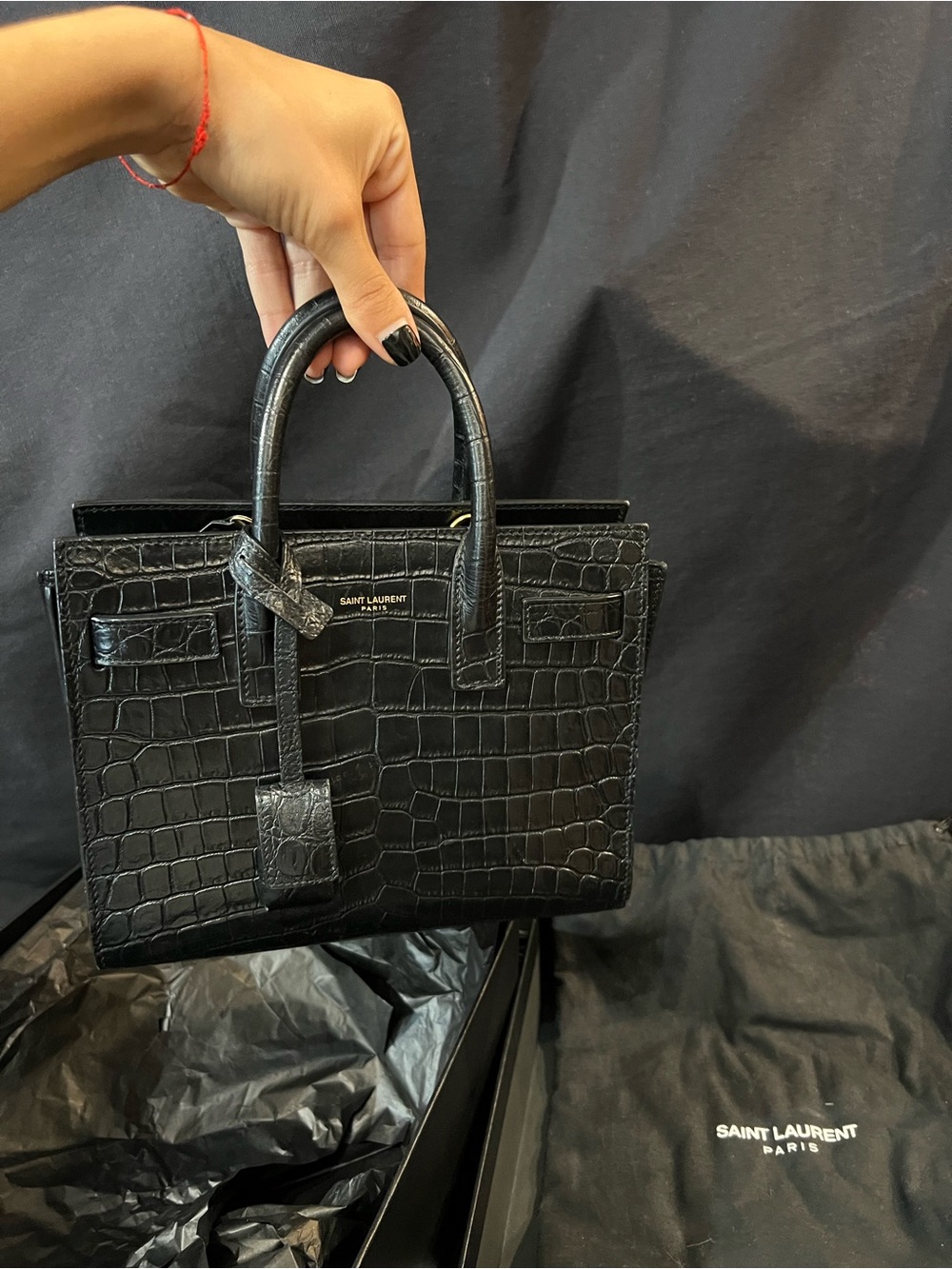 SAC DE JOUR CROCODILE - NANO - Picture 4 of 16